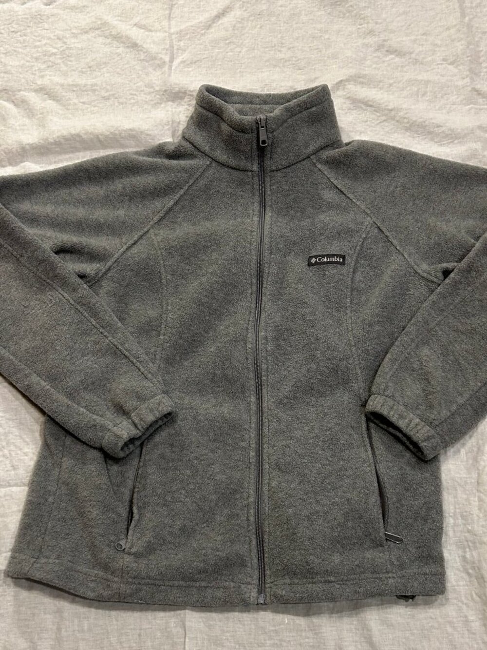 Columbia Women's Gray Benton Springs Full Zip Fleece Jacket, Size L - Picture 2 of 8
